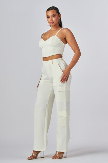 Bustier Top and Pant Set