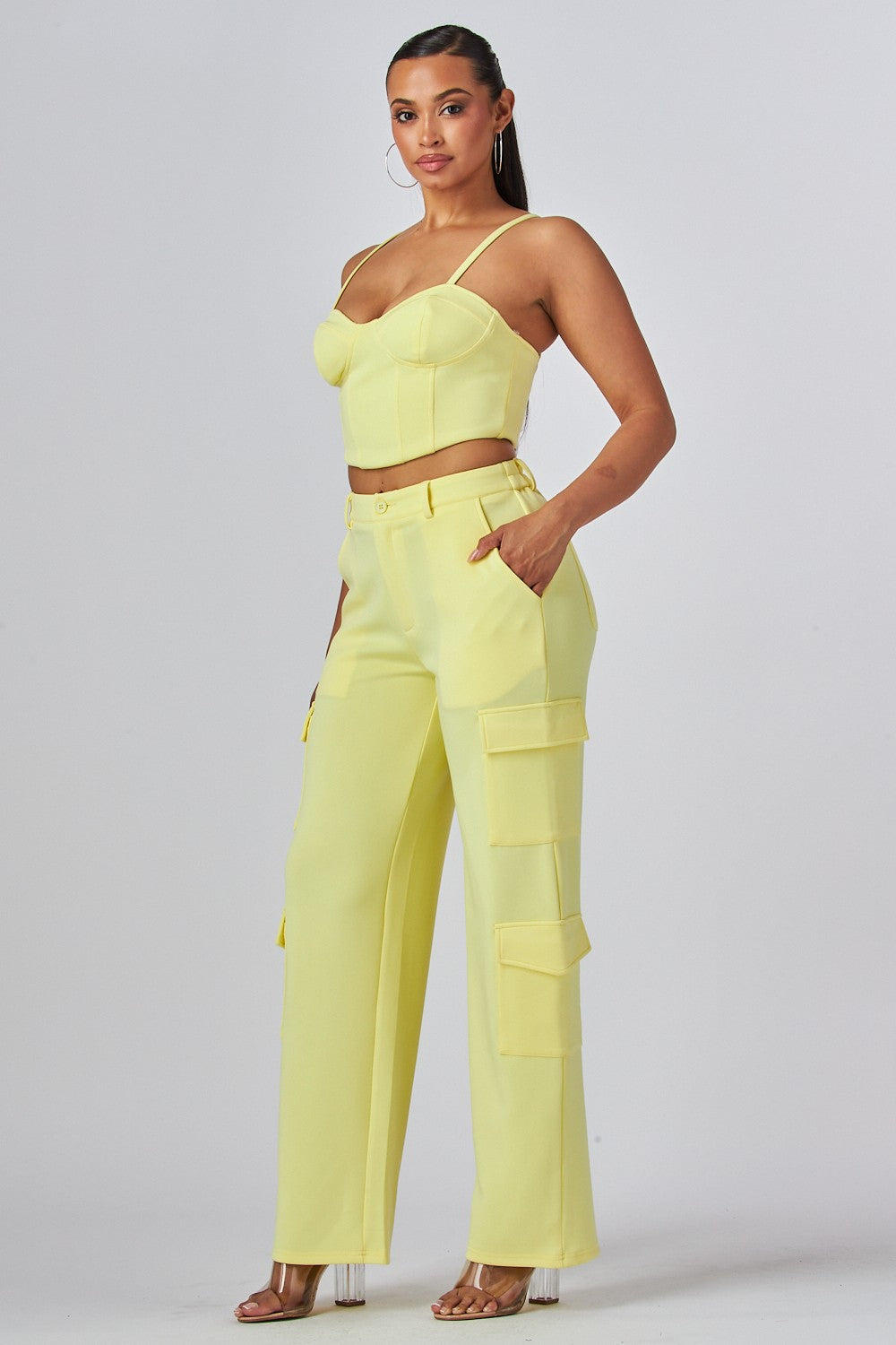 Bustier Top and Pant Set