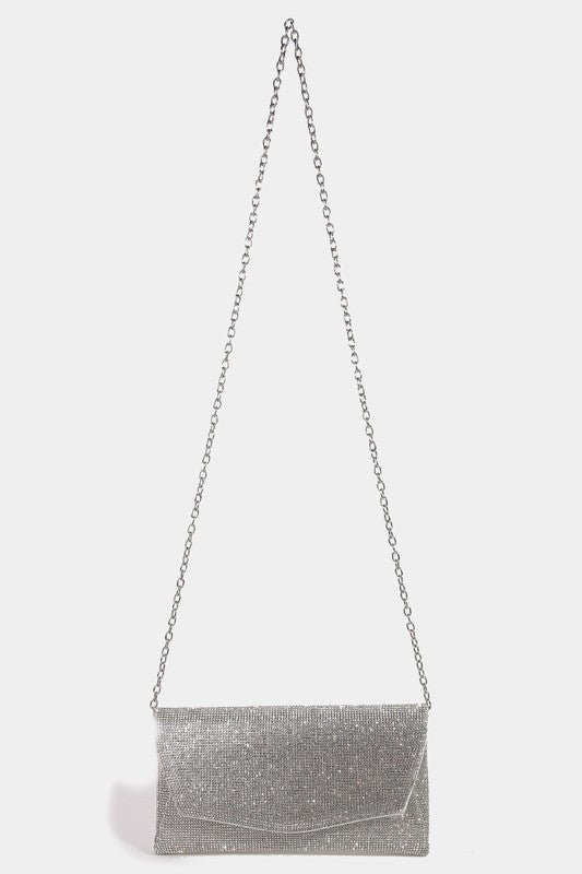 Rhinestone Pave Envelope Clutch Bag NIMA CEBU CORP