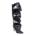 Folded On Me Leather Boots KIMERA INTERNATIONAL