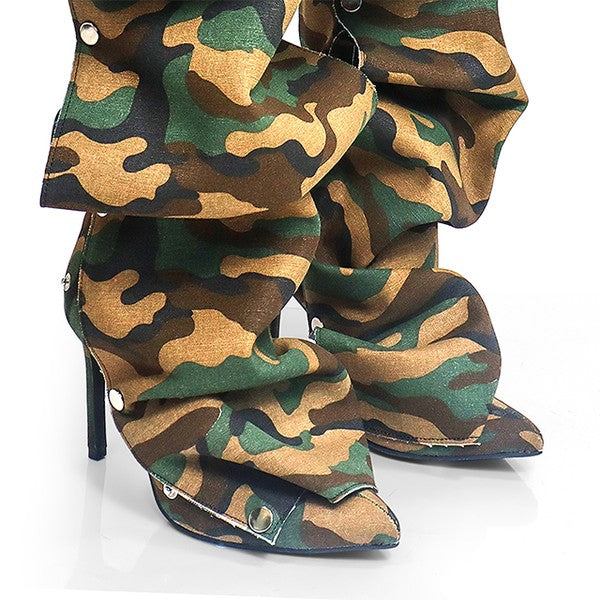 Folded On Me Leather Boots KIMERA INTERNATIONAL