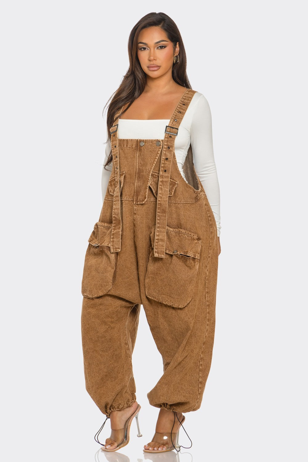 Baggy Oversized Fit Denim Overall