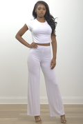 Wide Leg Pants Set FASHION LOVE