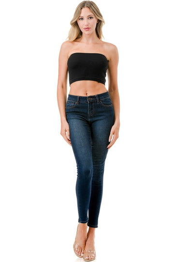 Seamless Ribbed Tube Top