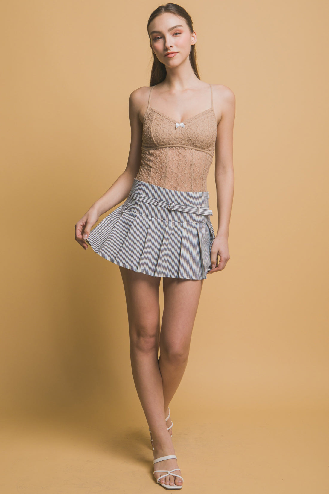 Lace Slim-Fit Bodysuit