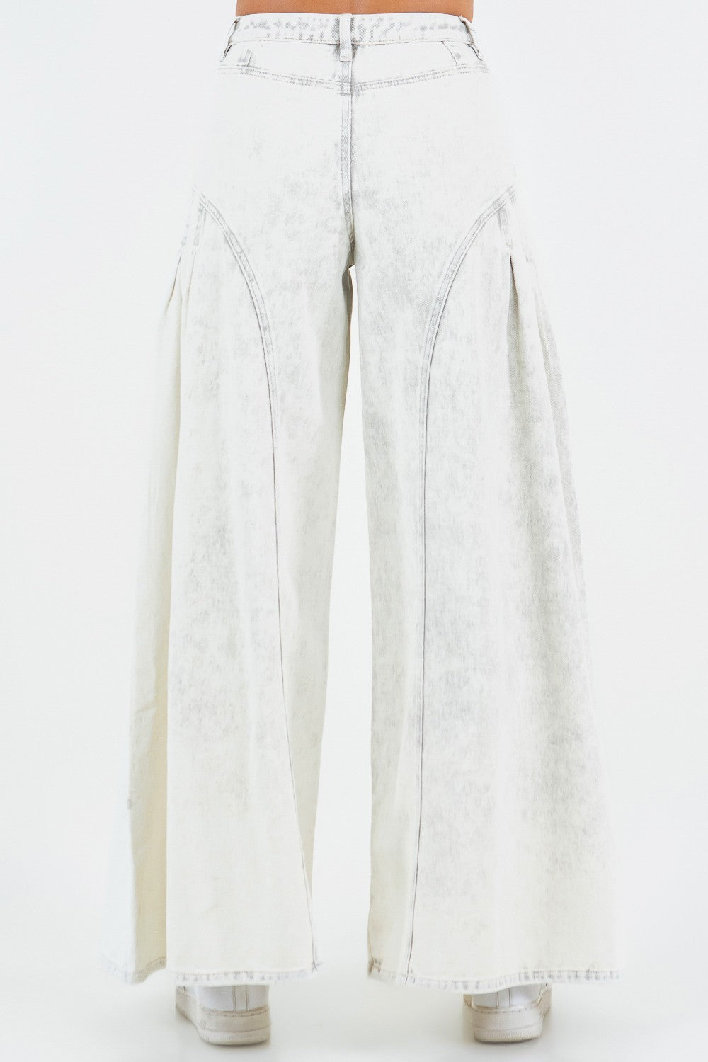 Super Wide Leg Mid Rise Pant