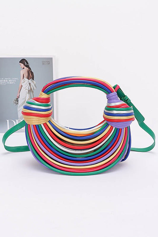Strappy Moon Shape Handbag