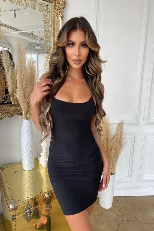 Spaghetti Strap Mini Dress