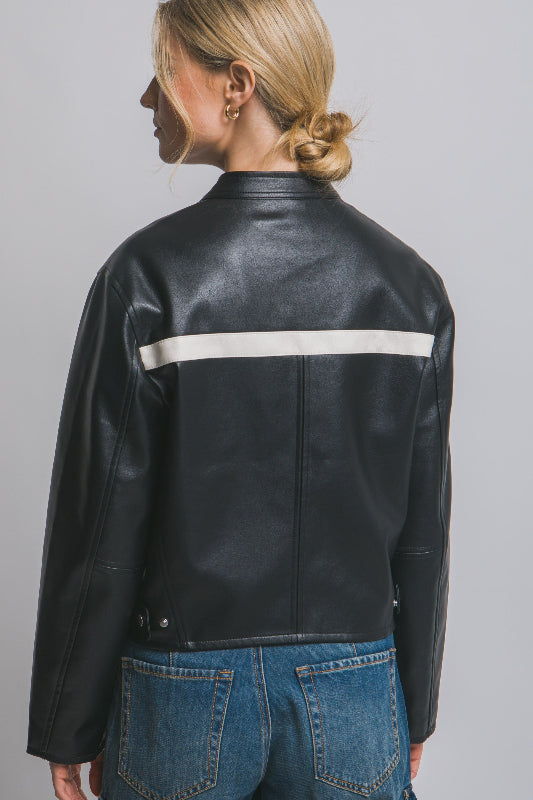 Vegan Leather Jacket