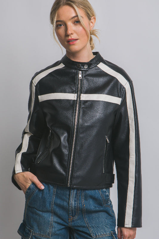 Vegan Leather Jacket