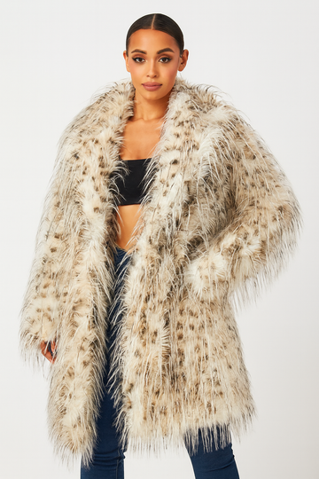 Long Faux Fur Coat