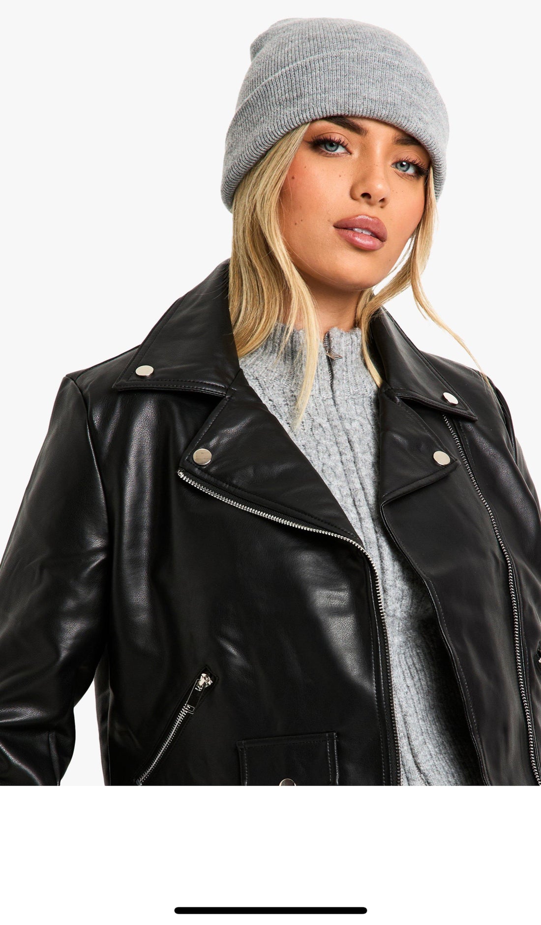 PU Biker Jacket