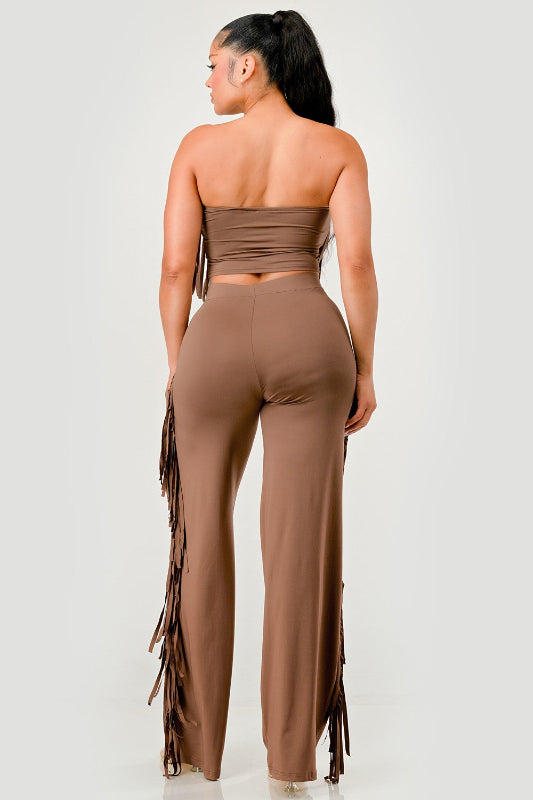 Fringe Pants Set