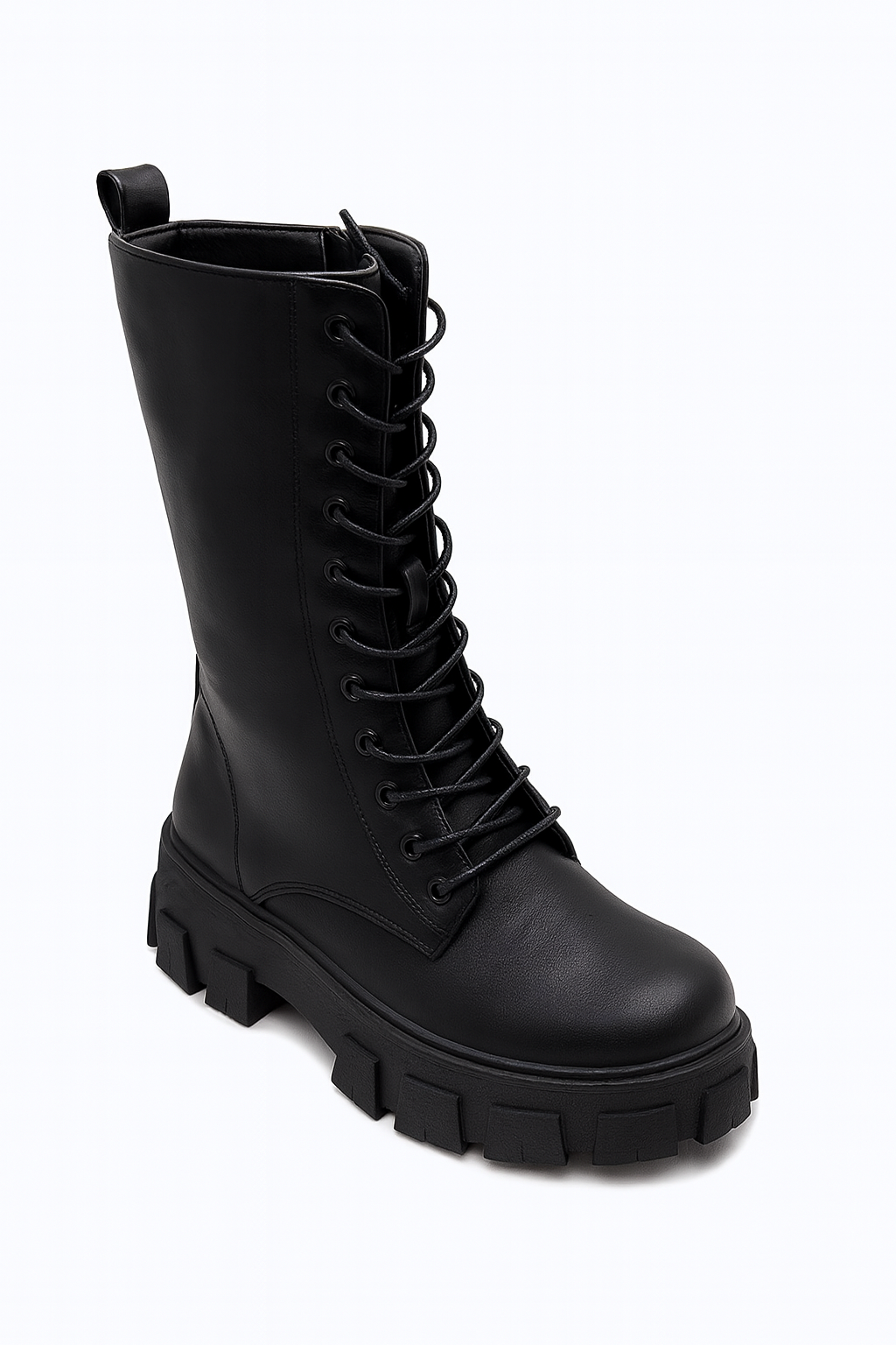 Lace Up Combat Boot