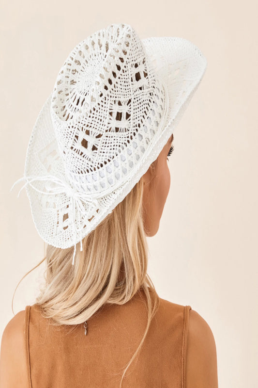 Straw Braided Cowboy Sun Hat