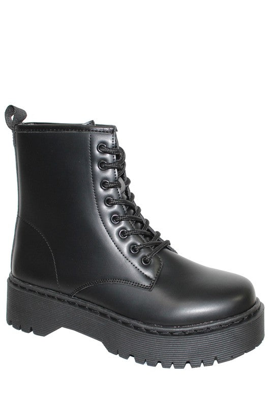 Low Chunky Ankle Booties SHOE MAGNATE INC