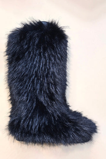 Furry Fur Fashion Ankle Boot