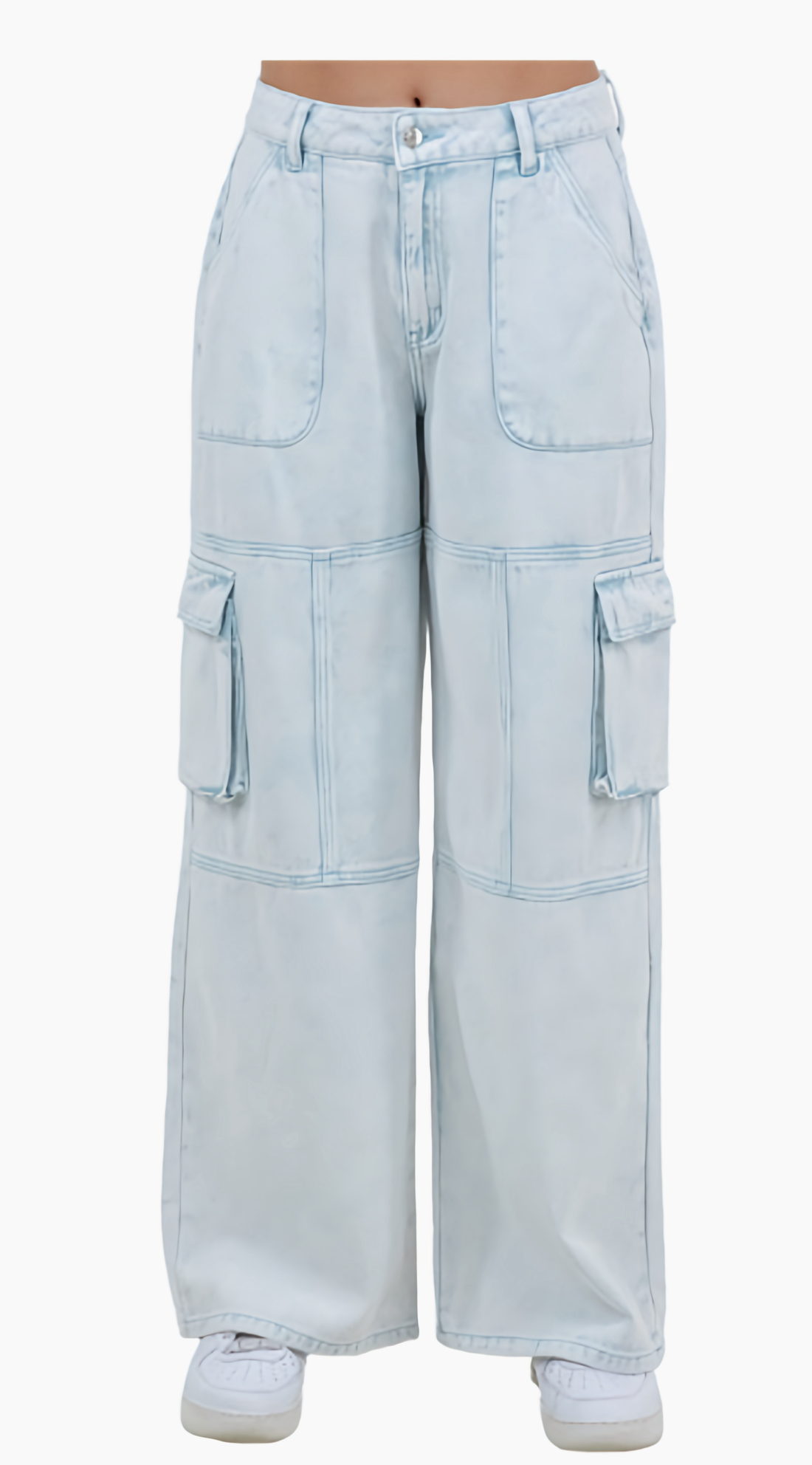 High Waist Wide Leg Cargo Pants