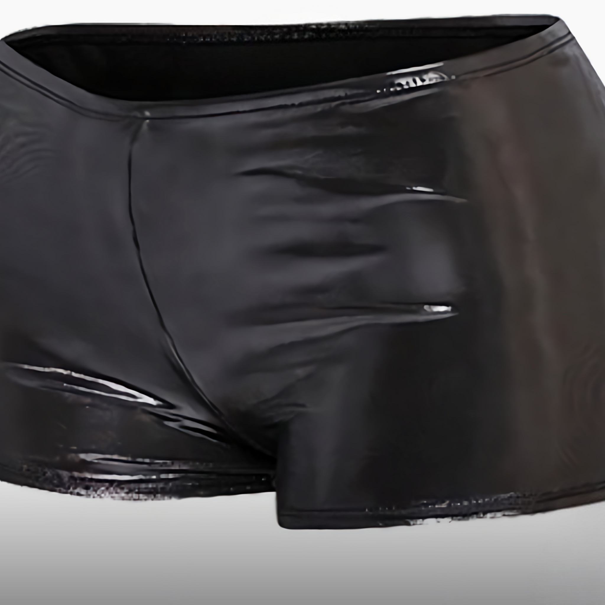 Shimmery High Waist Shorts