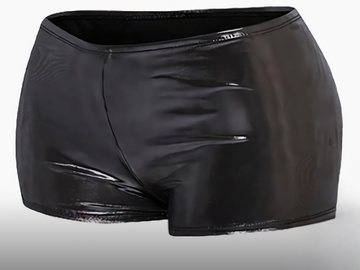 Shimmery High Waist Shorts