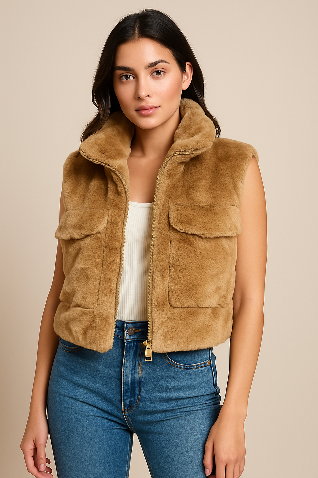 Faux Fur Vest