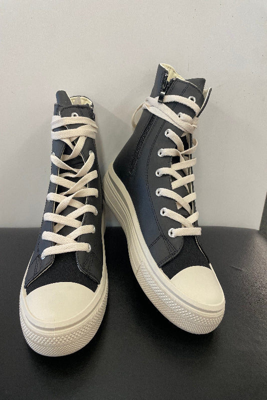Lace Up Platform High Top Sneakers
