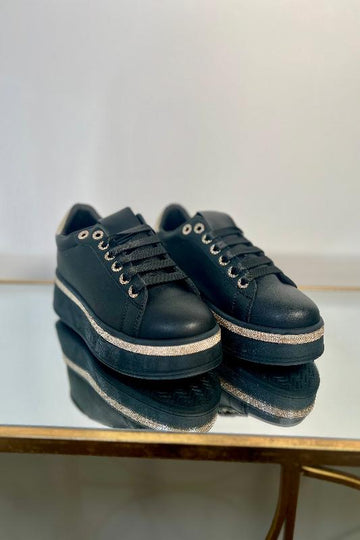 Low Top Canvas Sneakers GOLDEN ROAD TRADING INC