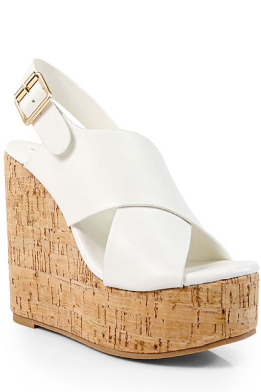 Cross Buckle Ankle Sandals