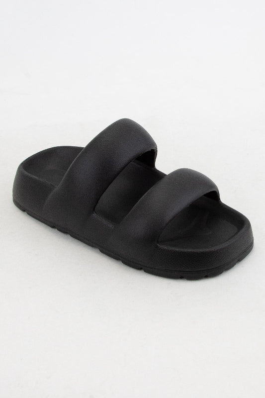 Solid Double Strap Lightweight Slide