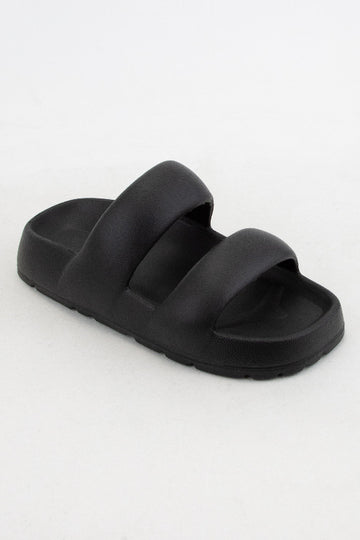 Solid Double Strap Lightweight Slide