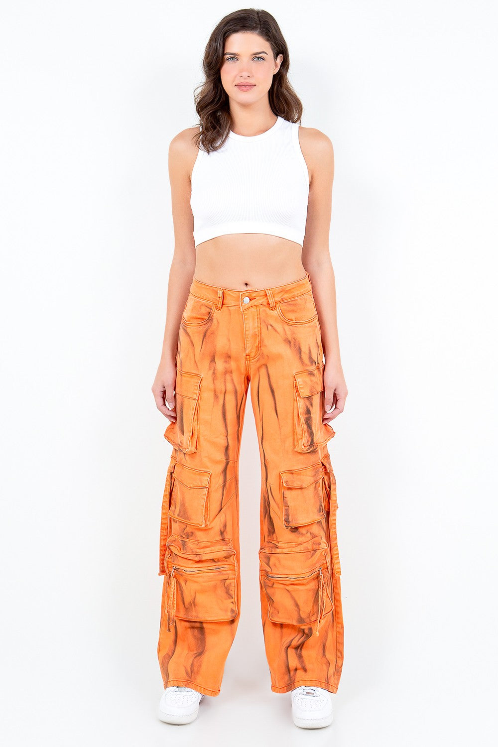 Spray Trimmed Multi Pocket Pant
