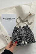Pearl Detail Draw Chain HandBag FOREVER LINK INTL INC