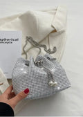 Pearl Detail Draw Chain HandBag FOREVER LINK INTL INC