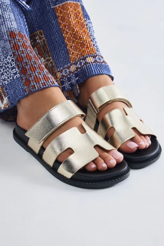Open Round Toe Sandals GOLDEN ROAD TRADING INC