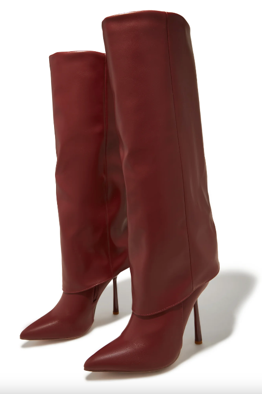 Pointy Toe & Heel High Boot - OLD LEGEND FOOTWER INC