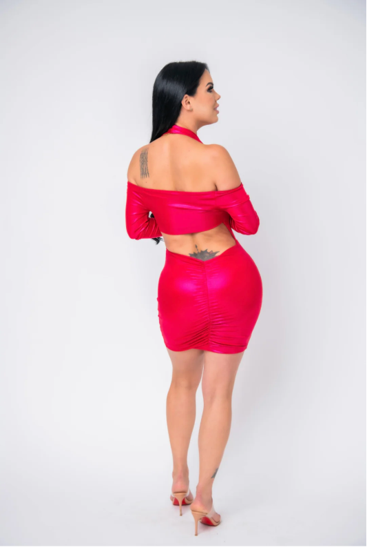 Metallic Seduction Dress BLOOM UP