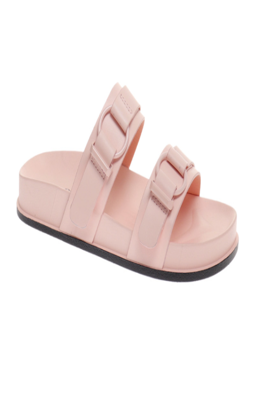 Leather Double Strapped Sandals