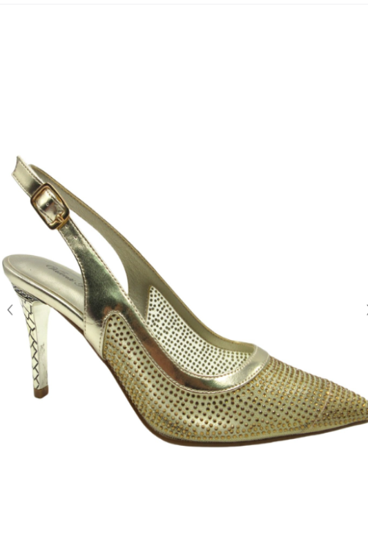 Slingback Heel with Rhinestones
