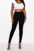 High Rise Black Skinny Jeans ENCORE JEANS.CORP