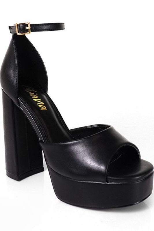 Ankle Strap Platform Heel