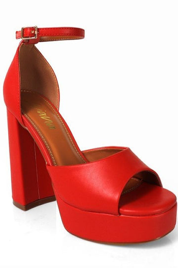 Ankle Strap Platform Heel