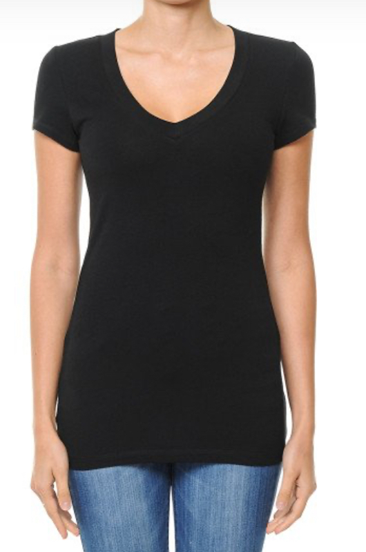 Short Sleeve V-neck Tshirt