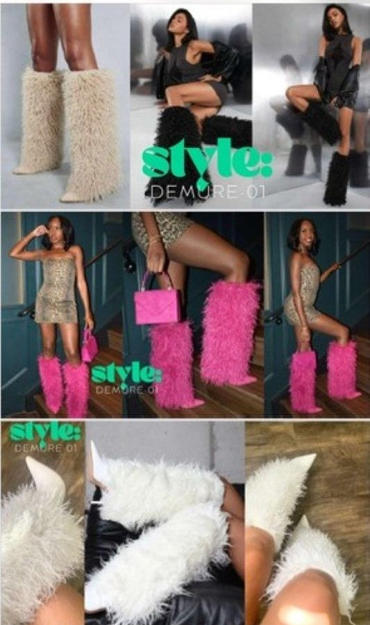 Knee Length Fur Boot