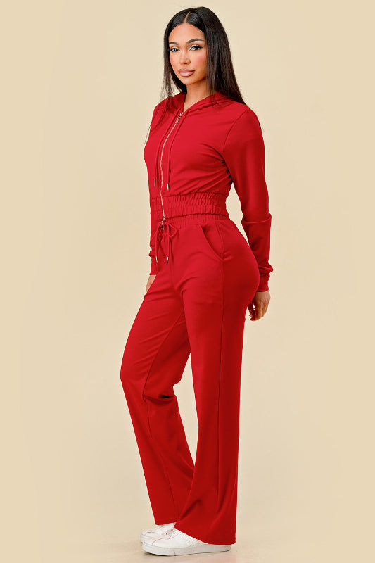 Zip Up Hoody and Pant Set