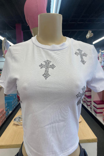 Cross Studded T-Shirt