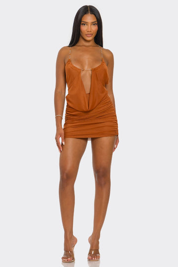 Mesh Mini Dress