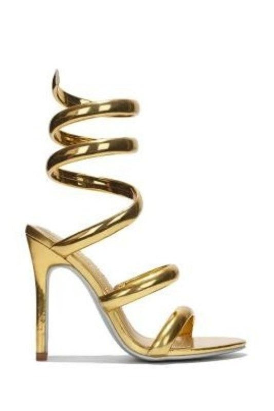 Spiral Strap Heel