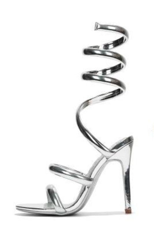Spiral Strap Heel