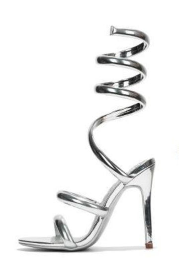 Spiral Strap Heel