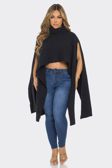 Mock Neck Sweater Top